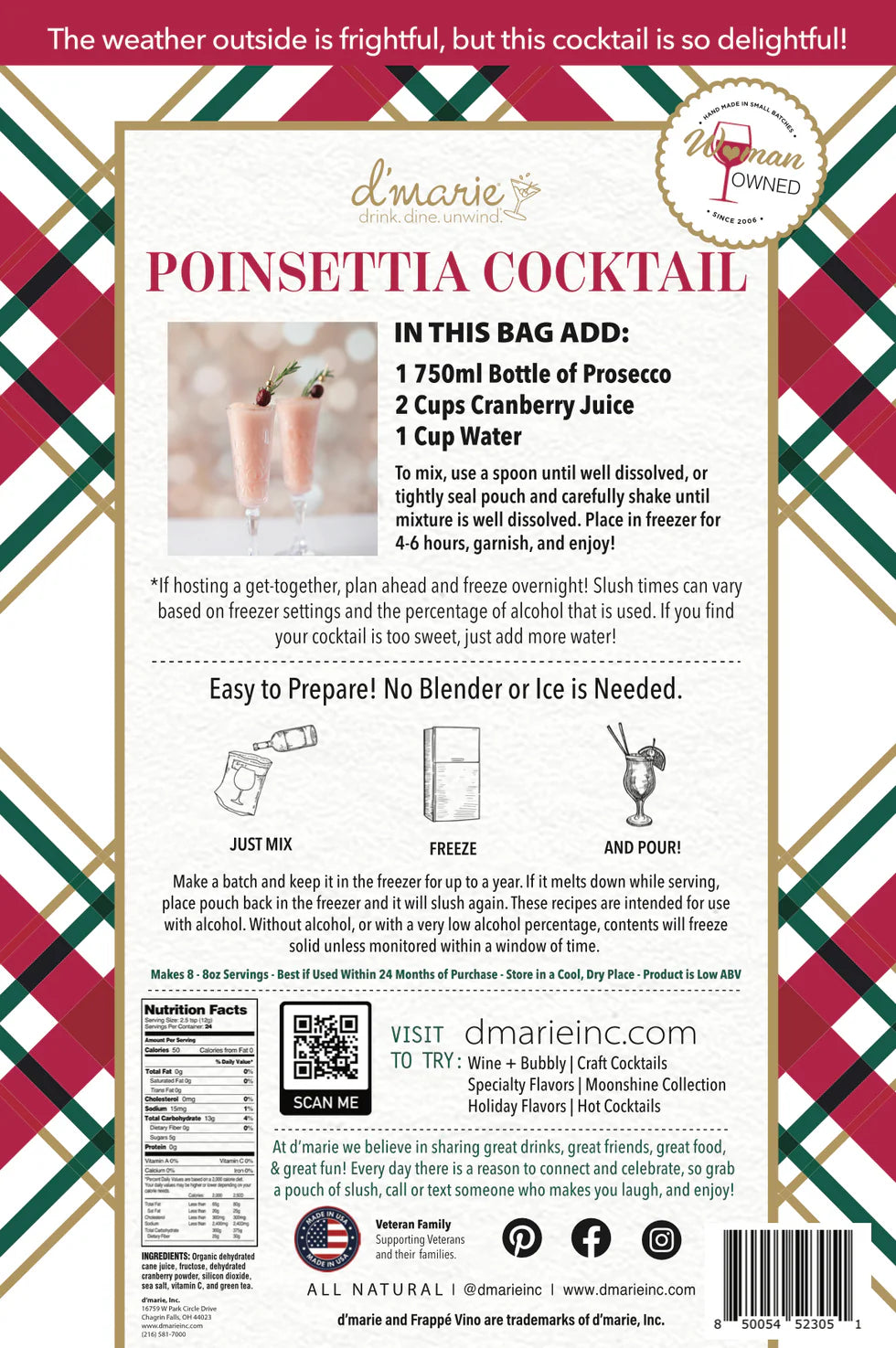 Poinsettia Cocktail Mix