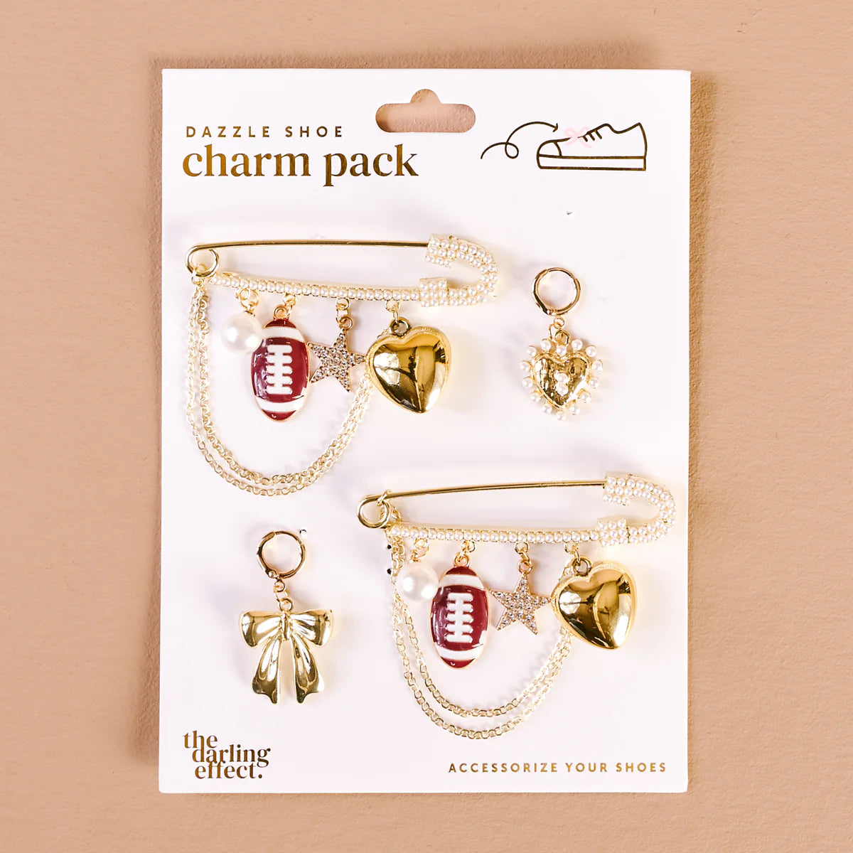 Tailgate Dazzle Shoe Charm