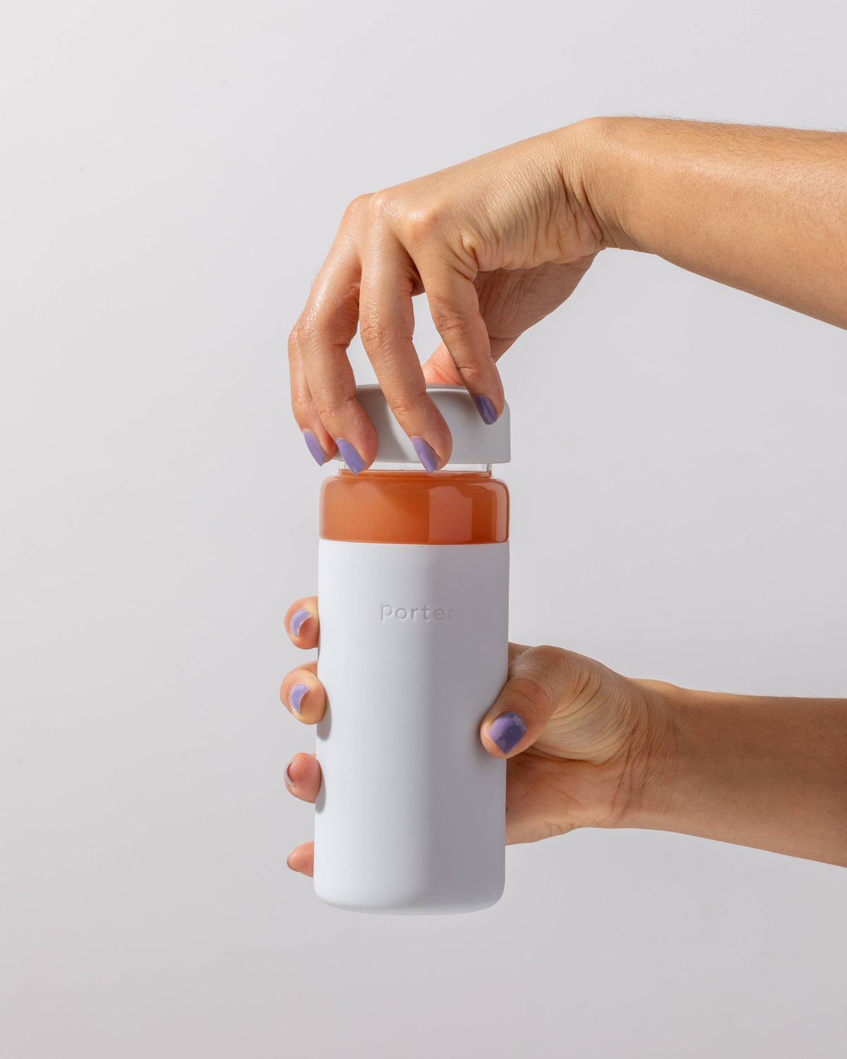 Wide Mouth Glass Water Bottle