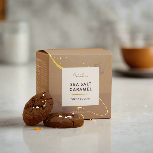 Sea Salt Caramel Cocoa Cookies