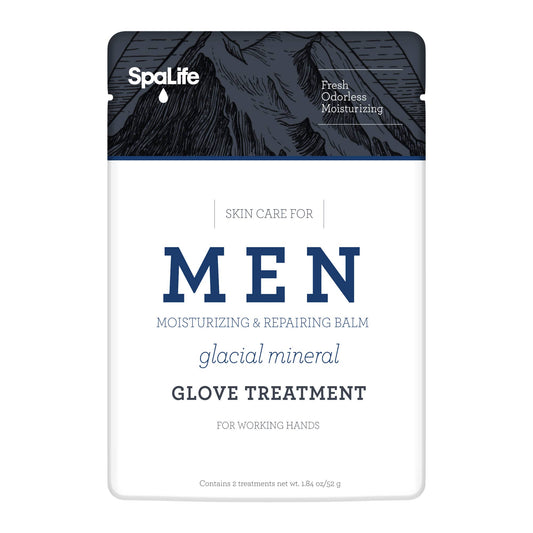 Men's Glacial Mineral Moisturizing Hand Gloves